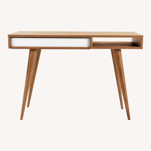 Used Design Within Reach Celine Natural Wood Desk for sale on AptDeco