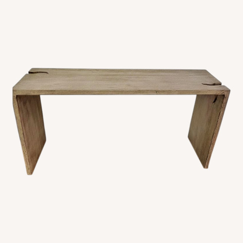 Used Light Brown Wood Desk for sale on AptDeco