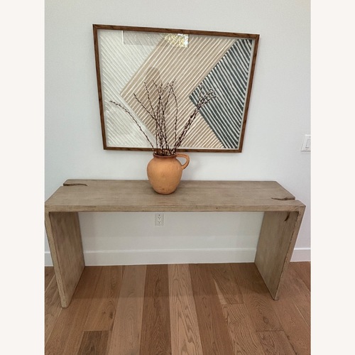 Used Light Brown Wood Desk for sale on AptDeco