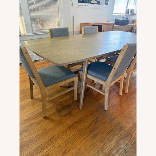 Used Kitchen Table with 6 Chairs for sale on AptDeco