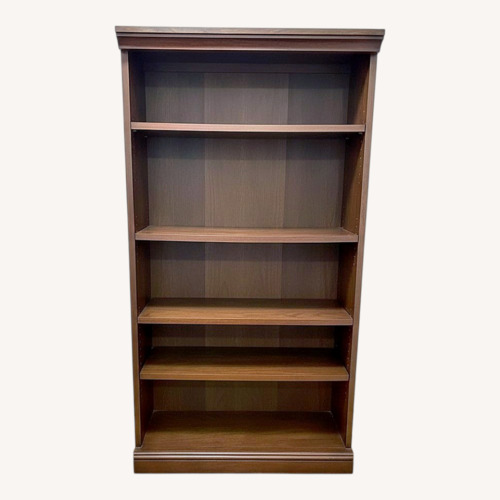 Used Vintage/Antique Dark Brown Wood Bookcase for sale on AptDeco