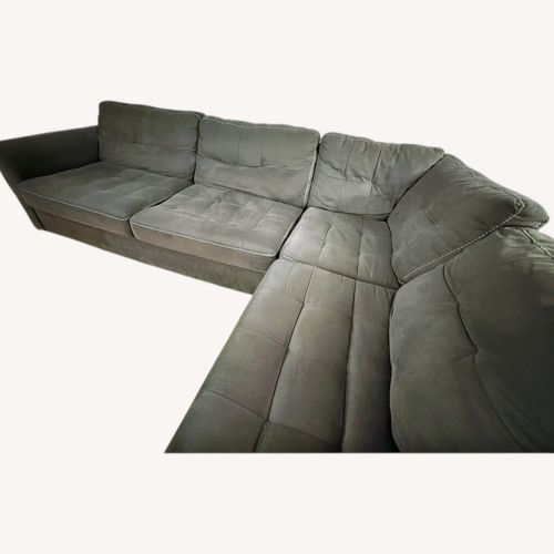 Used 2-Piece Sectional Sofa Gray for sale on AptDeco