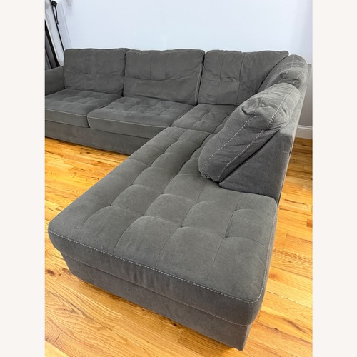 Used 2-Piece Sectional Sofa Gray for sale on AptDeco