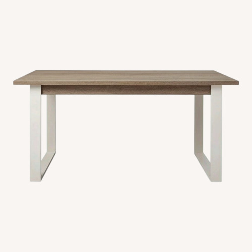 Used Scandinavian Designs Natural Wood Dining Table for sale on AptDeco