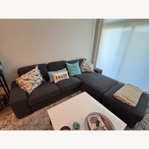 Used IKEA Dark Gray 3+ Piece Sectional for sale on AptDeco