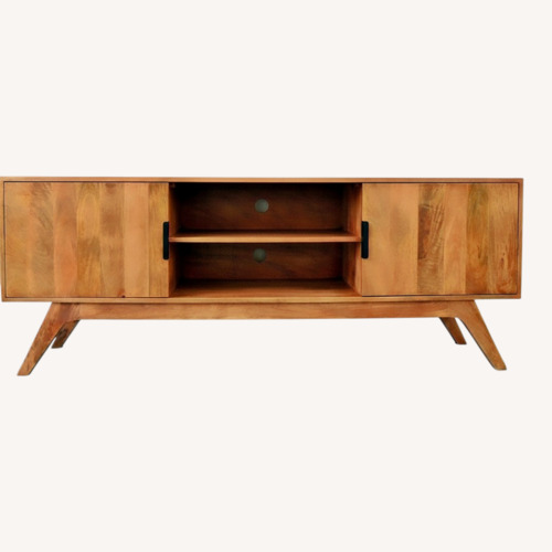 Used Etsy Light Brown Wood Media Storage for sale on AptDeco