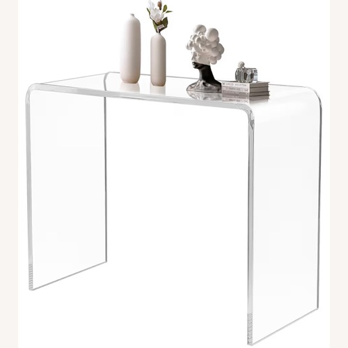 Used Transparent Ghost Console Table for sale on AptDeco