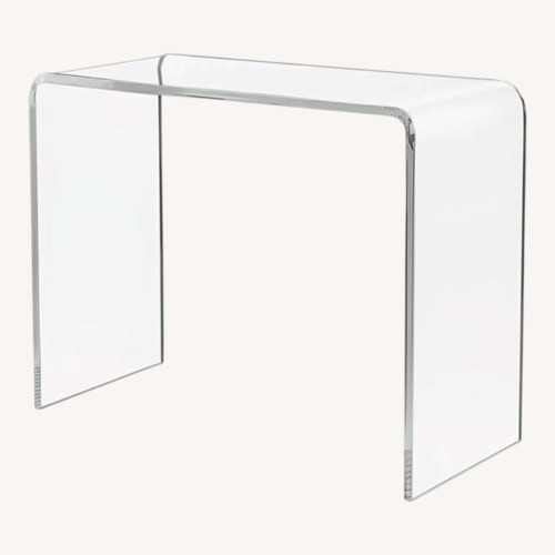 Used Transparent Ghost Console Table for sale on AptDeco
