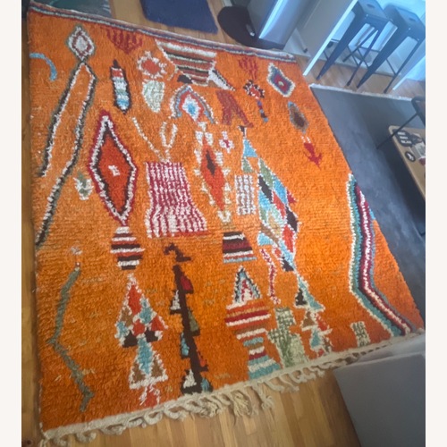 Used Moroccan Boujaad Wool Rug 9x10 for sale on AptDeco