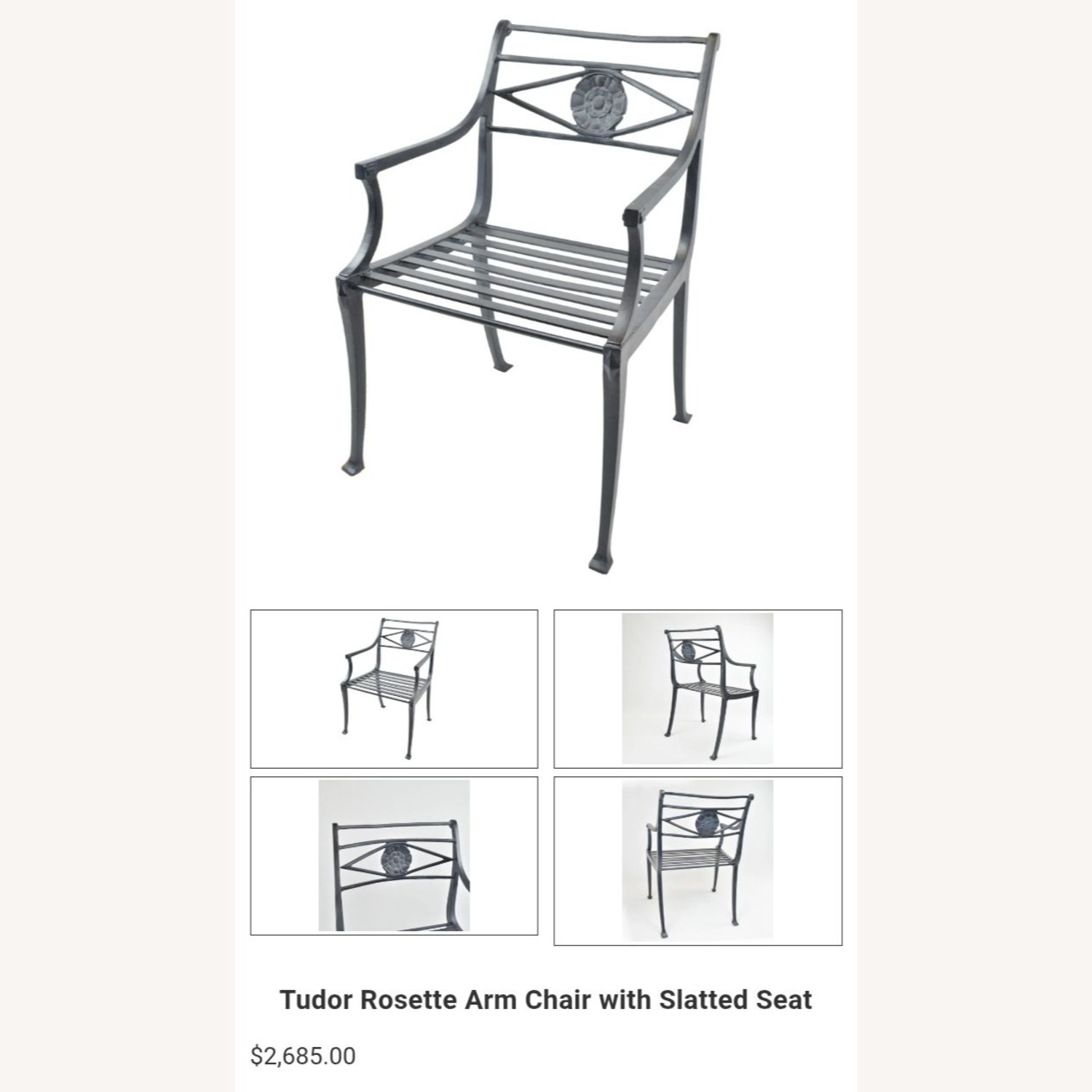 Kenneth Lynch & Sons Tudor Rosette Armchairs - image-7