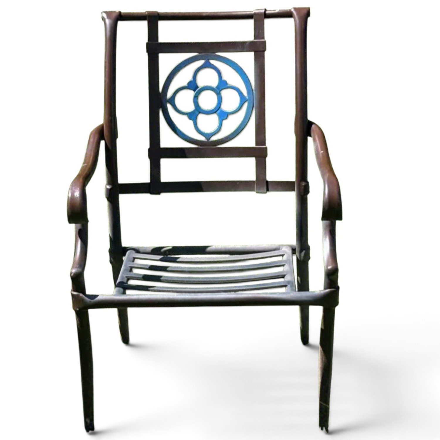 Kenneth Lynch & Sons Tudor Rosette Armchairs - image-9