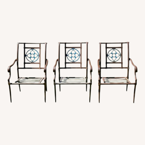 Used Kenneth Lynch & Sons Tudor Rosette Armchairs for sale on AptDeco