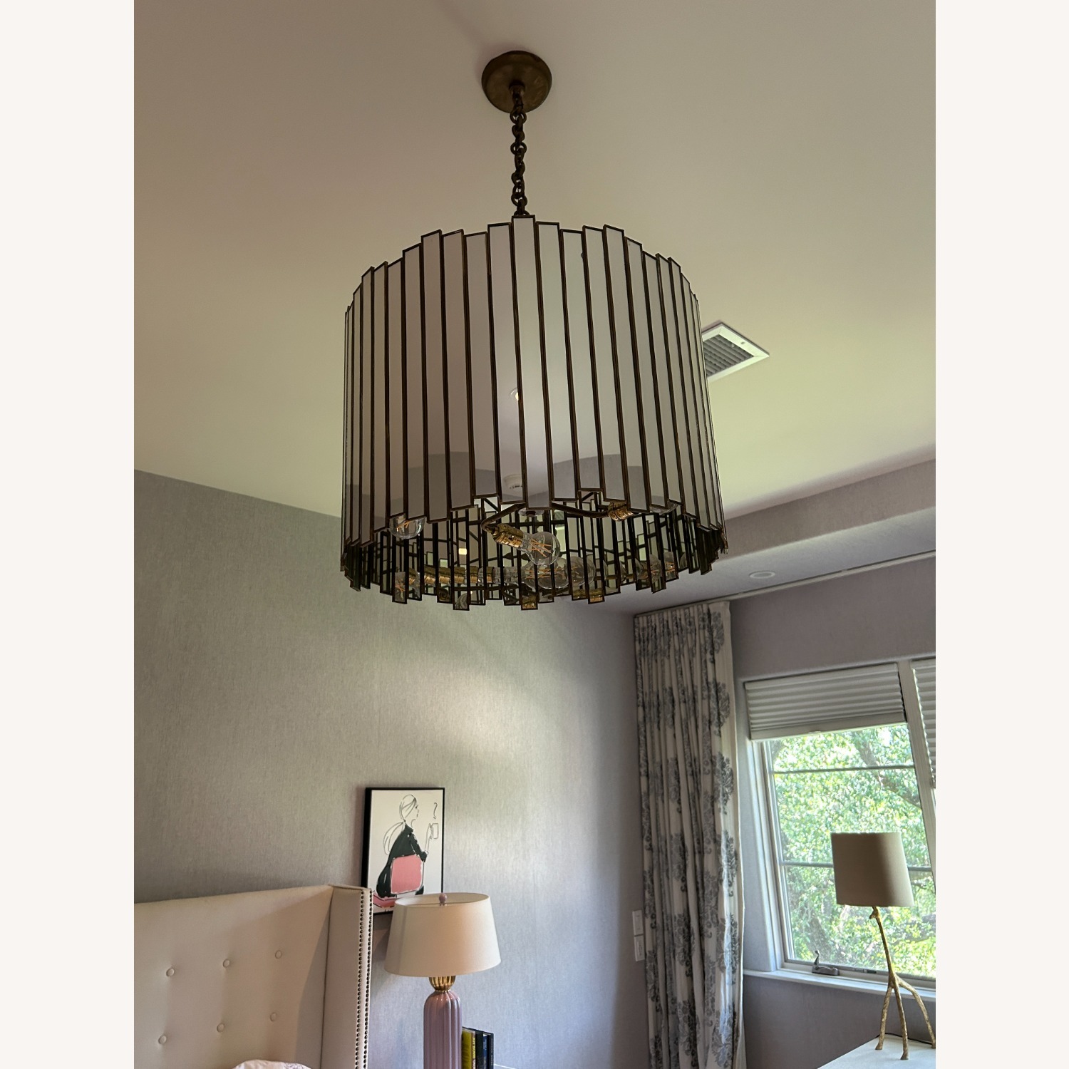 Oly Studio Gold Glass Ceiling Lamp - image-2