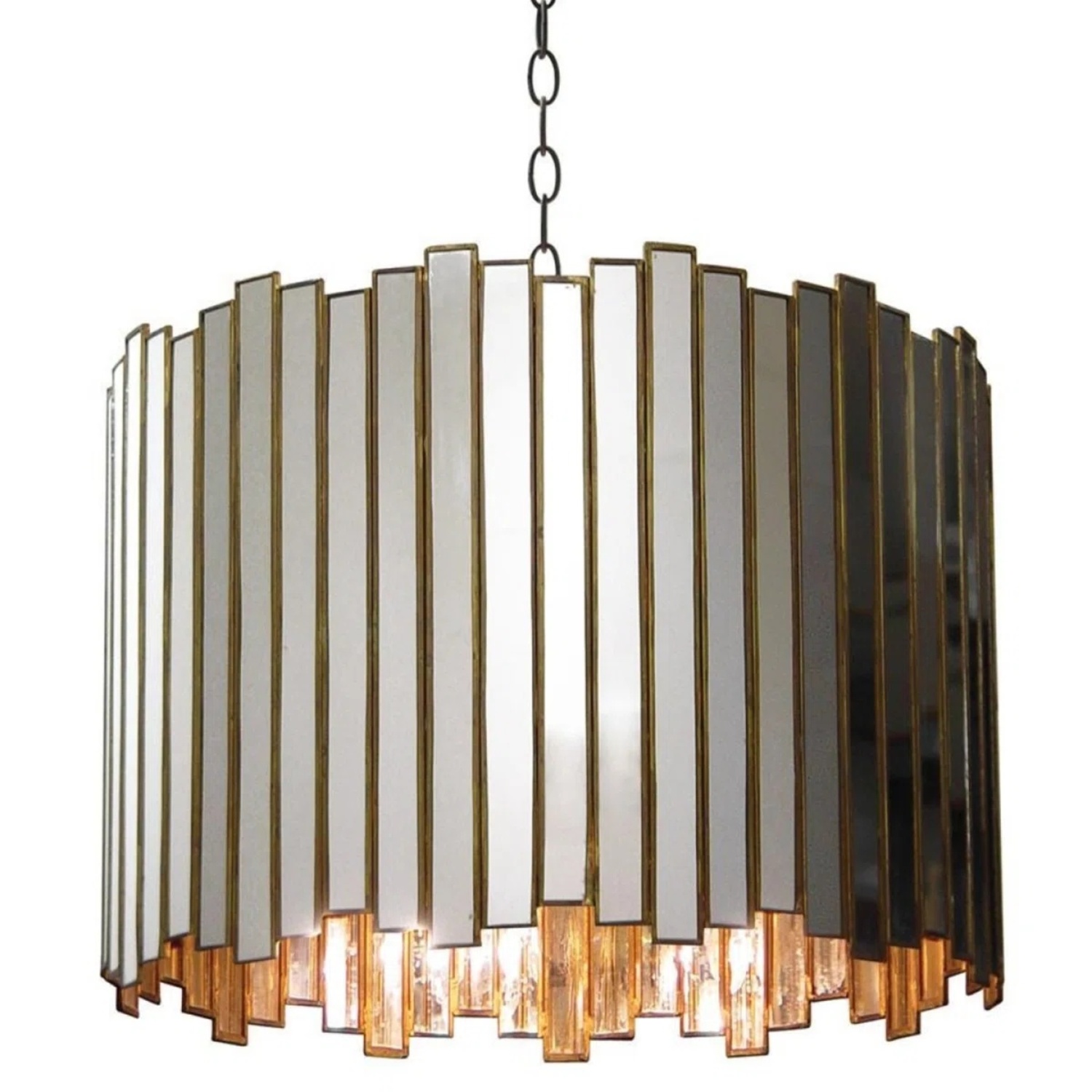 Oly Studio Gold Glass Ceiling Lamp - image-4