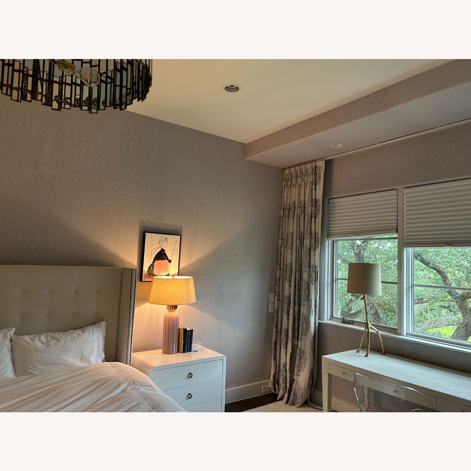 Oly Studio Gold Glass Ceiling Lamp - image-3