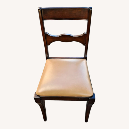 Used Vintage/Antique Finds Dark Brown Dining Chair for sale on AptDeco