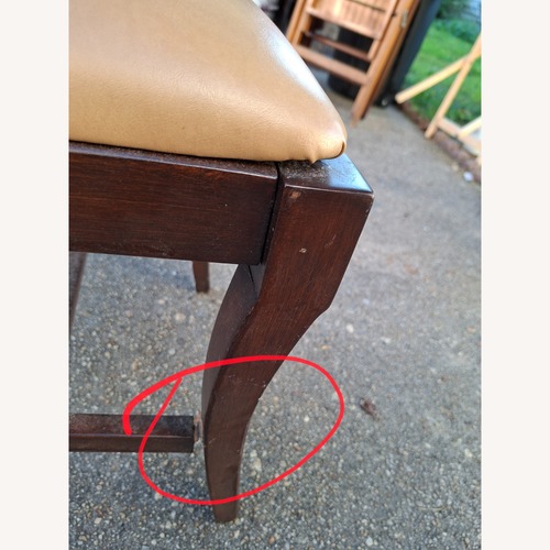 Used Vintage/Antique Finds Dark Brown Dining Chair for sale on AptDeco