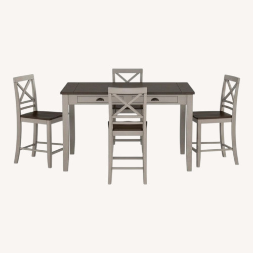Used Bob's Furniture Dining Table Set for sale on AptDeco