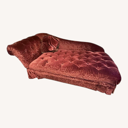 Used American Furniture Classics Red Chaise Lounge for sale on AptDeco
