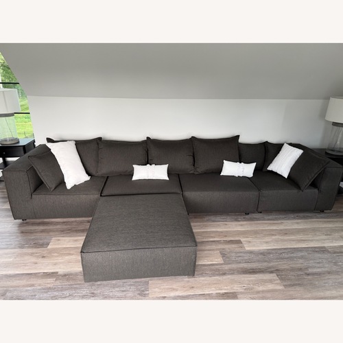 Used Arhaus Dark Gray Fabric 3+ Piece Sectional for sale on AptDeco