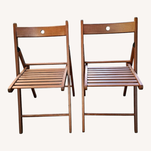 Used Vintage/Antique Finds Light Brown Dining Chair for sale on AptDeco