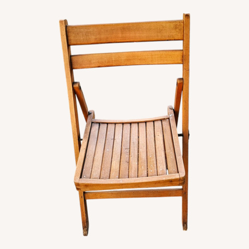 Used Vintage/Antique Finds Light Brown Dining Chair for sale on AptDeco