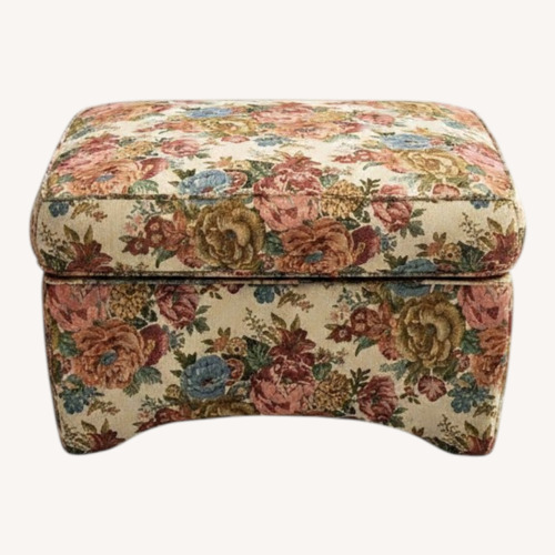 Used American of High Point Fabric Ottoman for sale on AptDeco