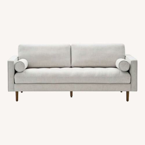 Used Castlery White Fabric 3+ Seater Sofa for sale on AptDeco