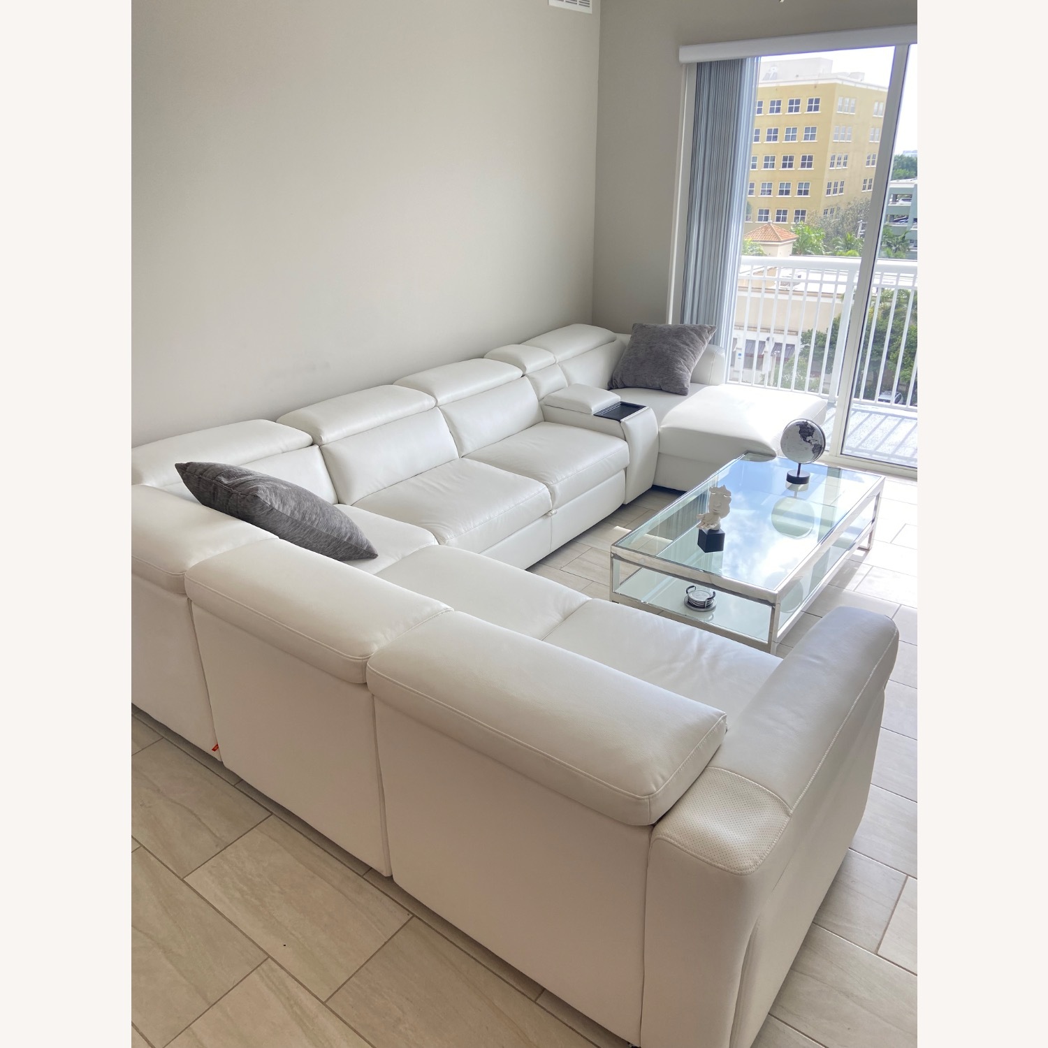 City Melody White Sleeper Sectional  - image-13