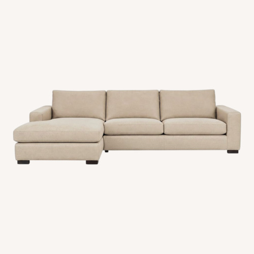 Used Dania Braxten 3-Piece Fabric Sofa Set Oatmeal for sale on AptDeco