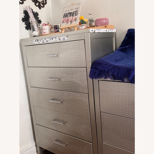 Used Ashley Olivet 5 Drawer Chest for sale on AptDeco