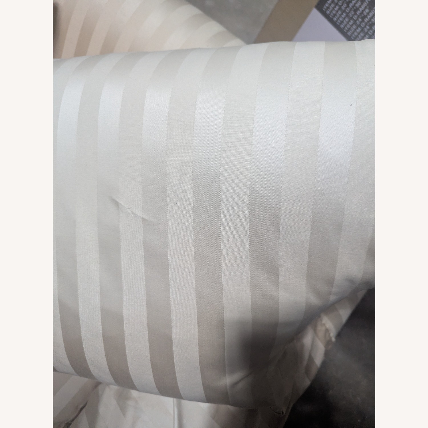 Vintage/Antique White Fabric Sleeper Sofa - image-4