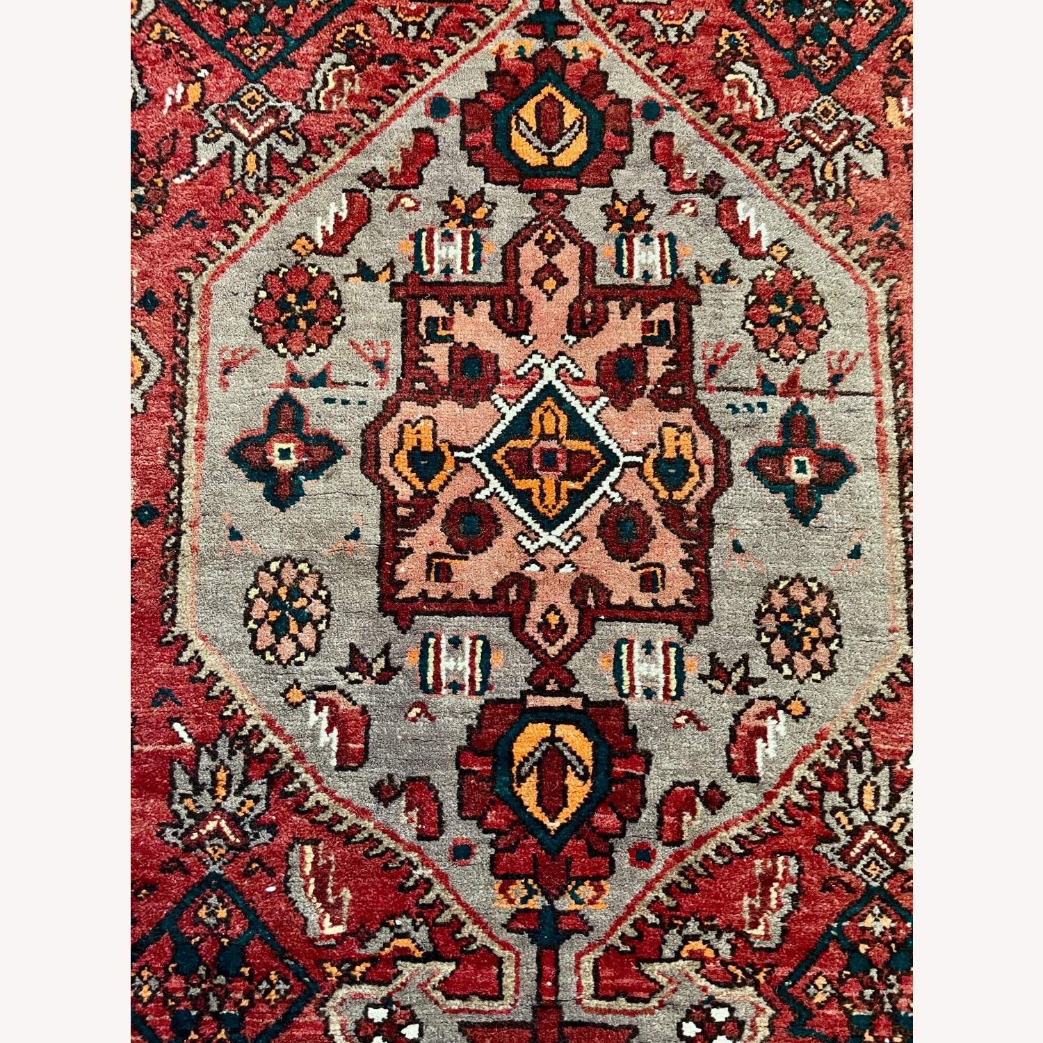 Persian Hand-Woven Medallion Rug - image-1