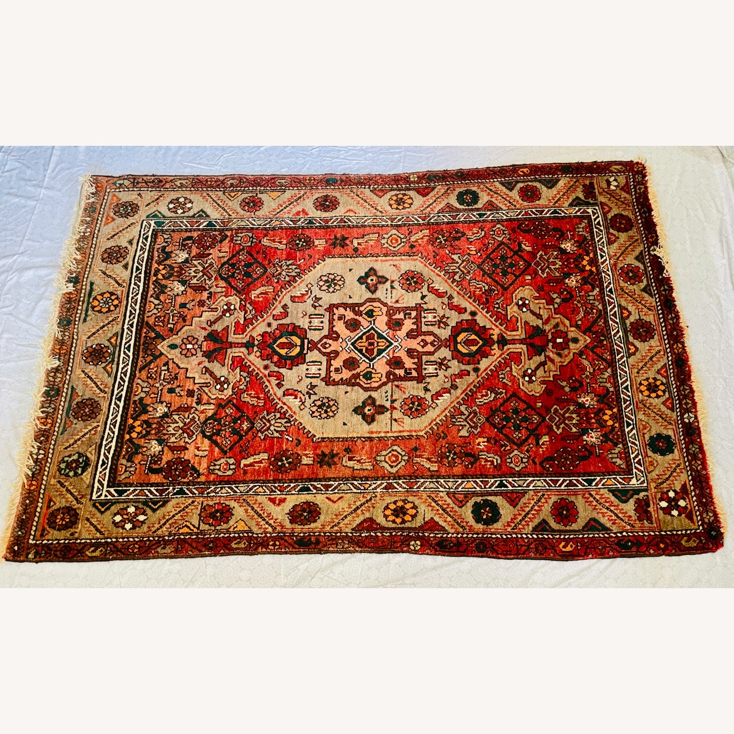 Persian Hand-Woven Medallion Rug - image-2