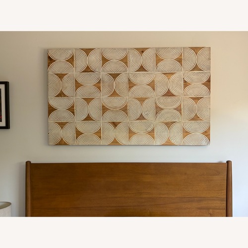 Used CB2 Cultivo Natural Wood Wall Art for sale on AptDeco