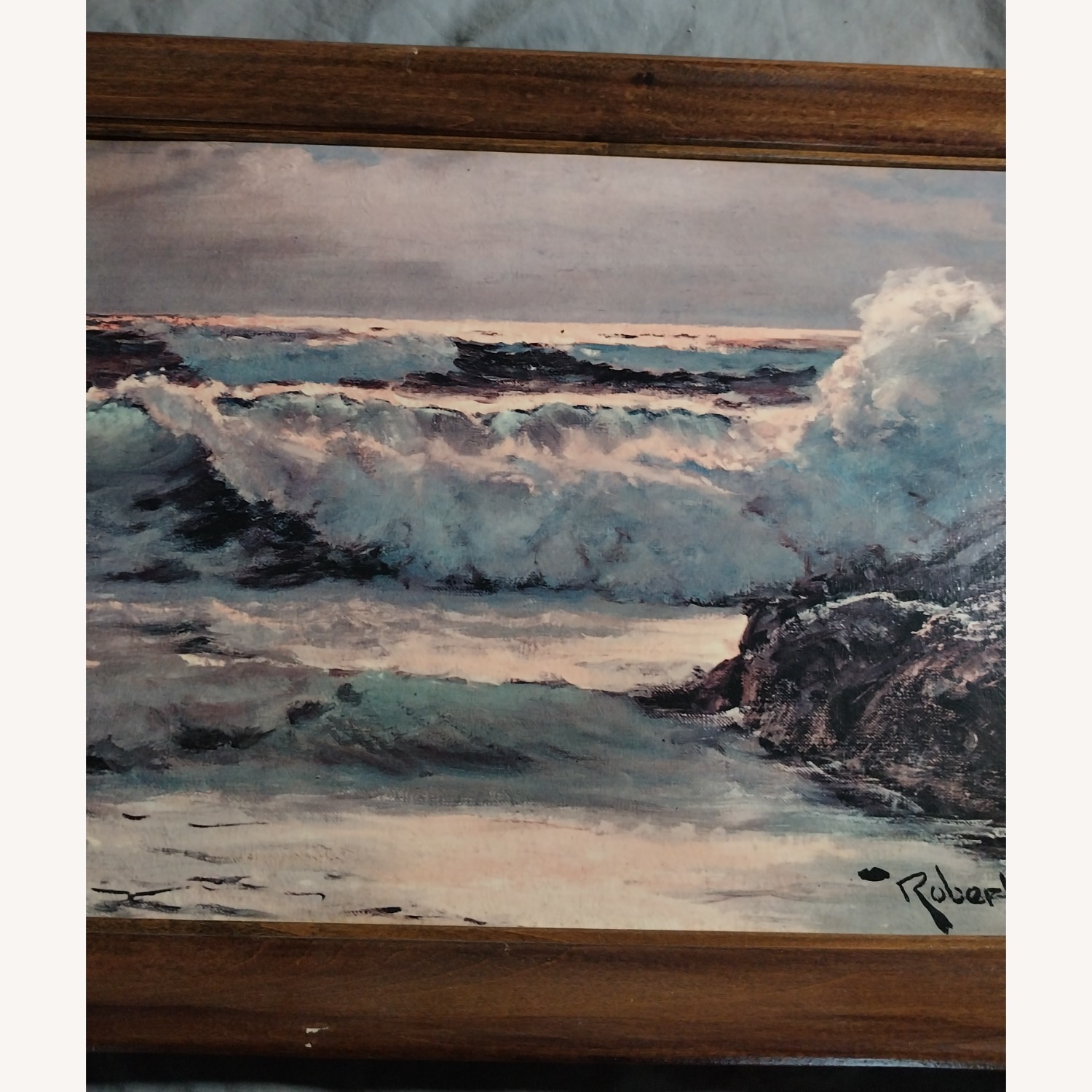 Vintage Surfside Landscape Print by Robert Wood - image-5