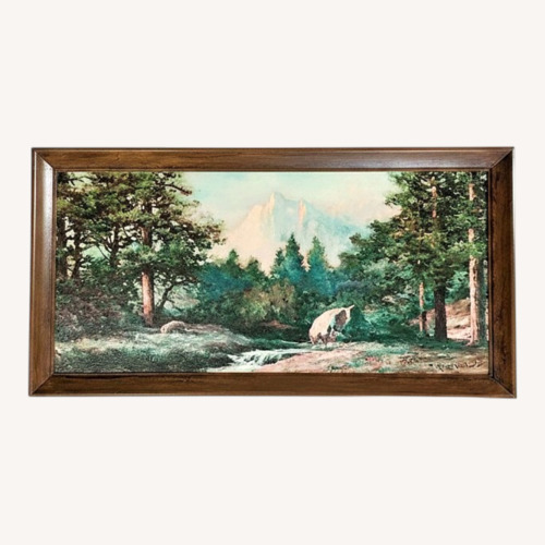 Used Vintage Robert Wood Yosemite Framed Print for sale on AptDeco