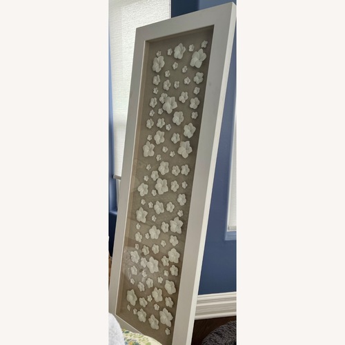 Used Zentique Ceramic Flowers Shadowbox for sale on AptDeco