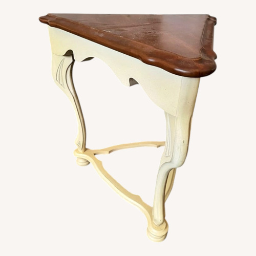 Used Vintage/Antique Finds Yellow Wood Side Tables for sale on AptDeco