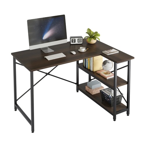Used Wayfair Dark Brown Wood Desk for sale on AptDeco