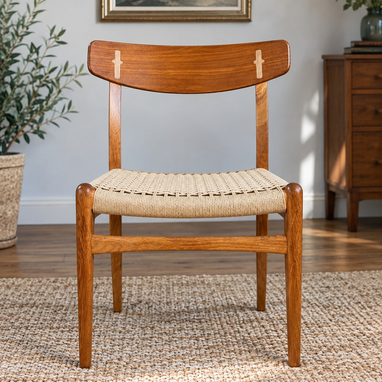 Hans J. Wegner CH23 Oak Wood Dining Chair - image-2