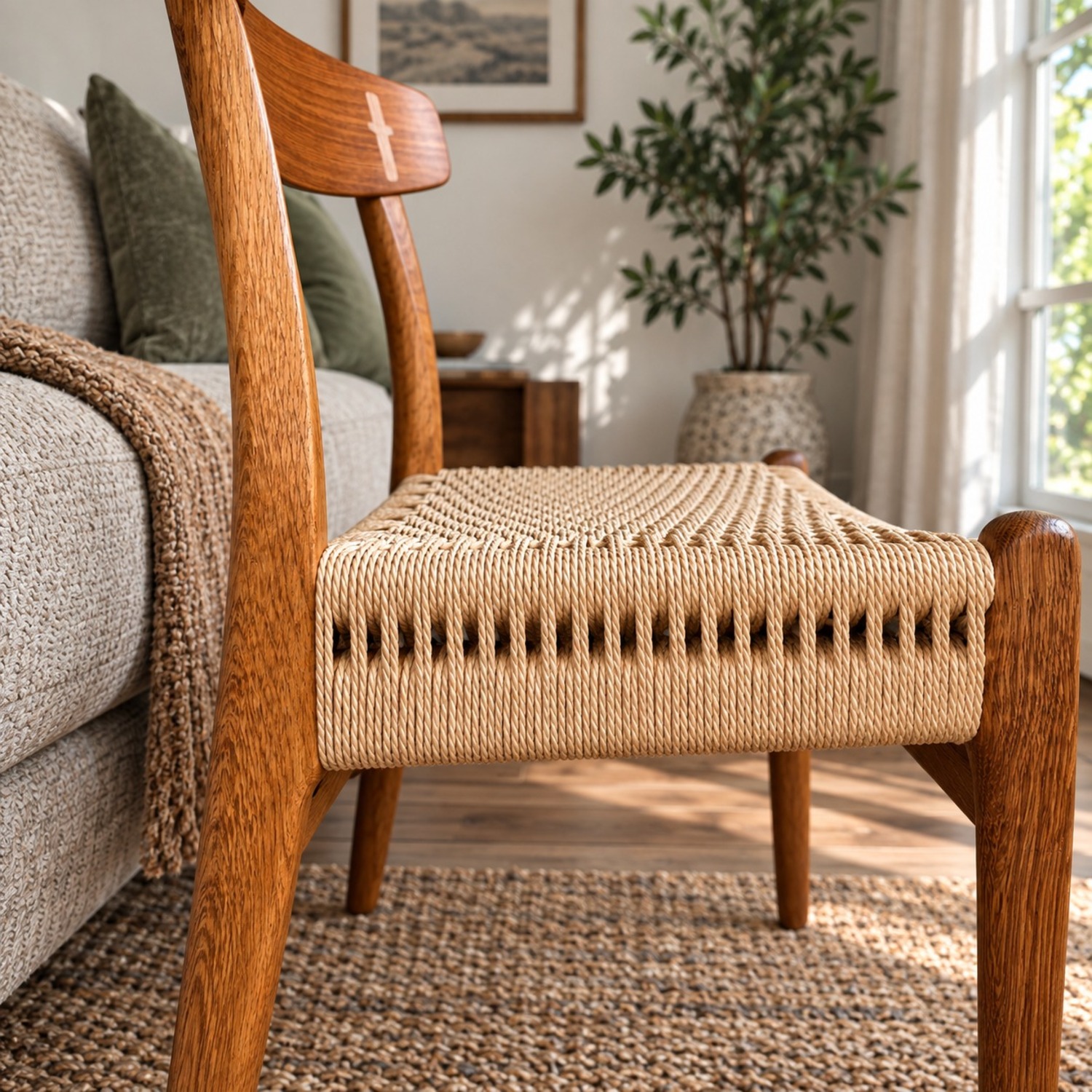 Hans J. Wegner CH23 Oak Wood Dining Chair - image-4