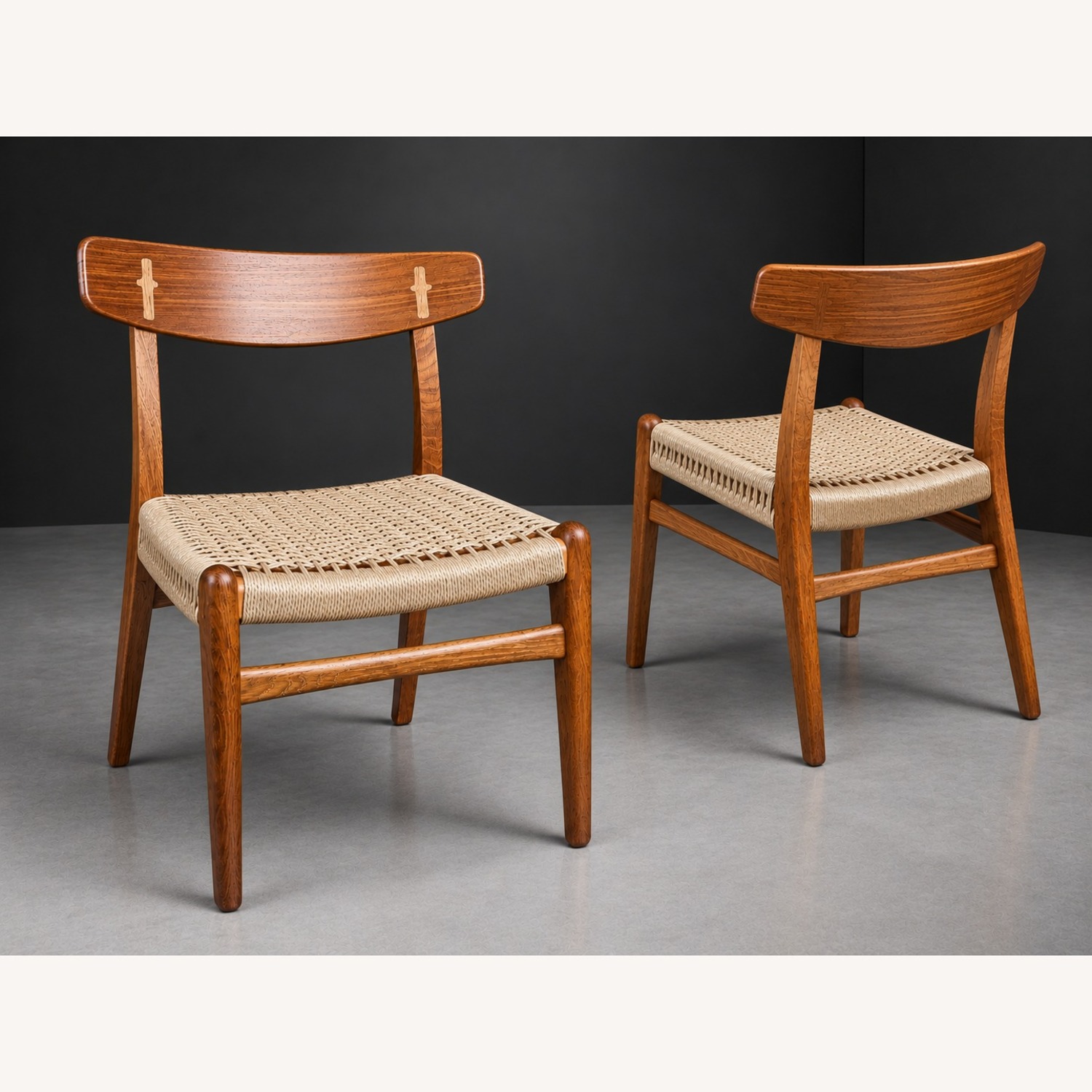 Hans J. Wegner CH23 Oak Wood Dining Chair - image-8