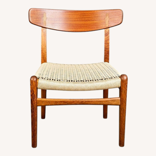 Used Hans J. Wegner CH23 Oak Wood Dining Chair for sale on AptDeco