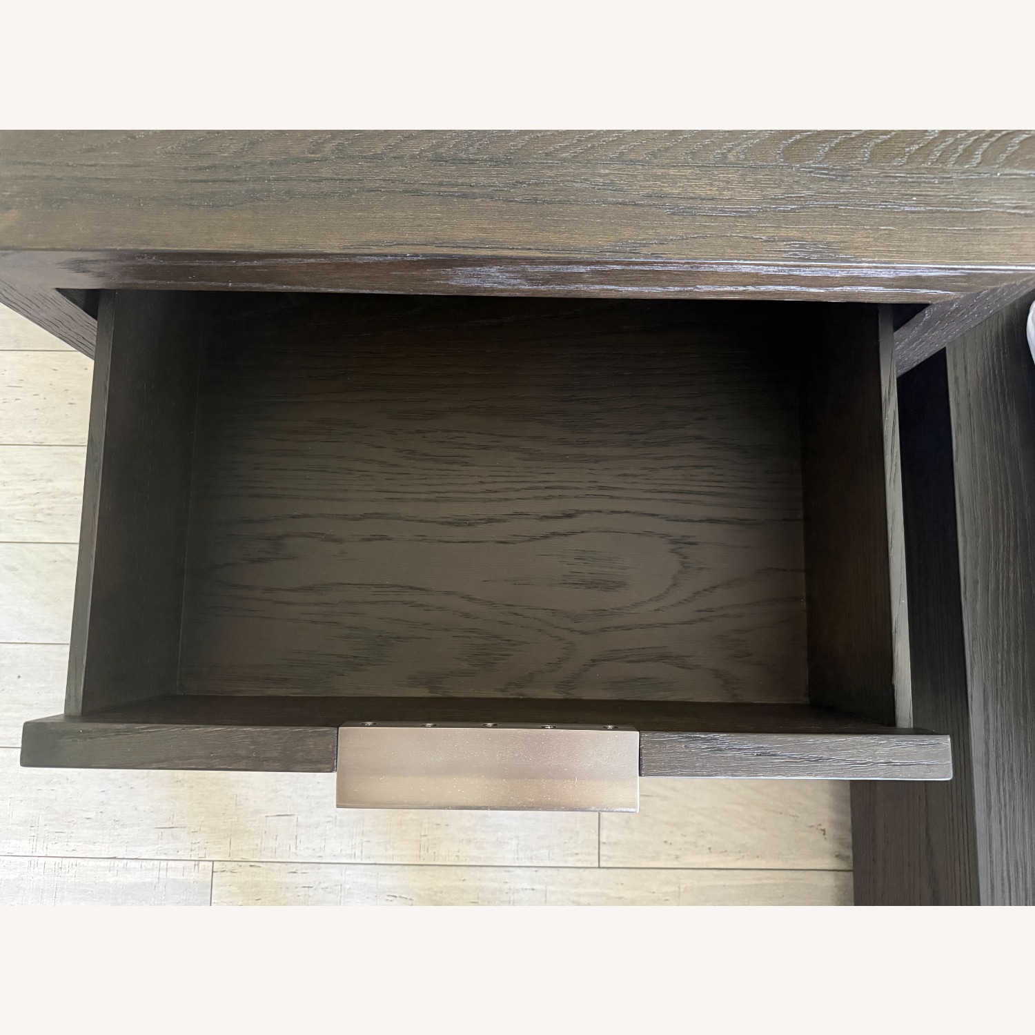 Restoration Hardware Dark Brown Wood Nightstands - image-6