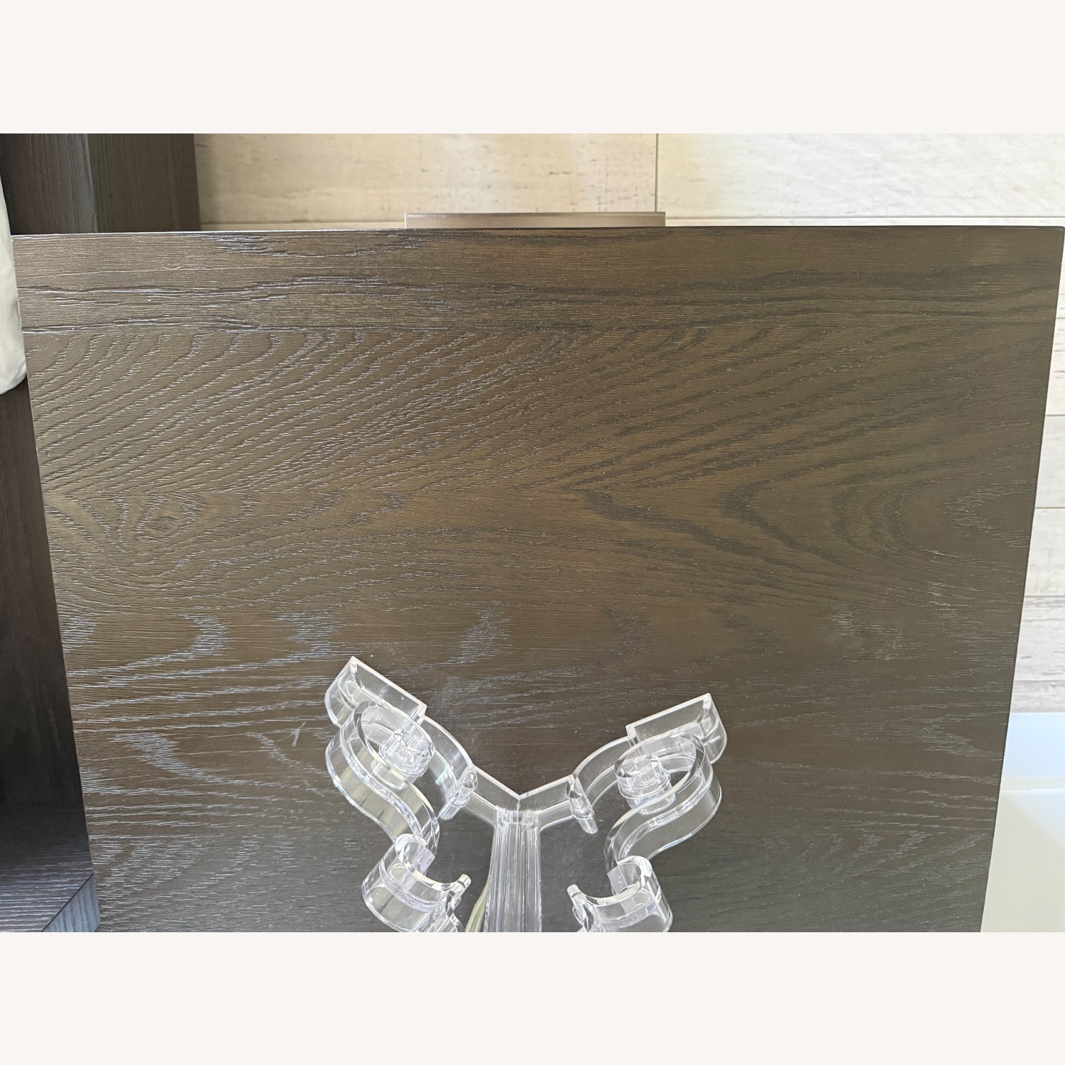 Restoration Hardware Dark Brown Wood Nightstands - image-8