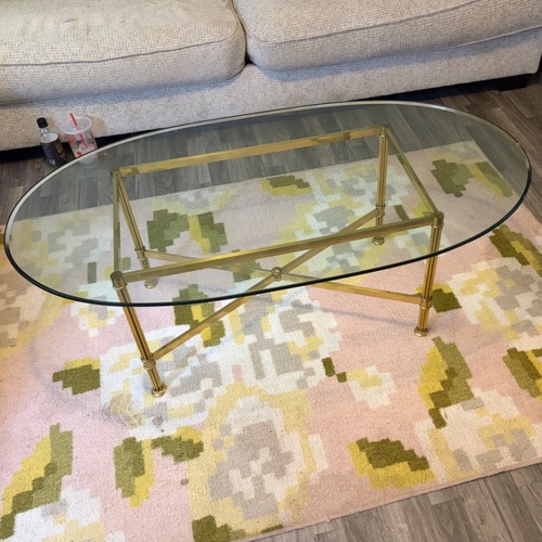 Used Glass Coffee Table for sale on AptDeco