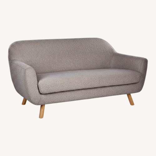Used Article Light Gray Boucle 2 Seater Sofa for sale on AptDeco