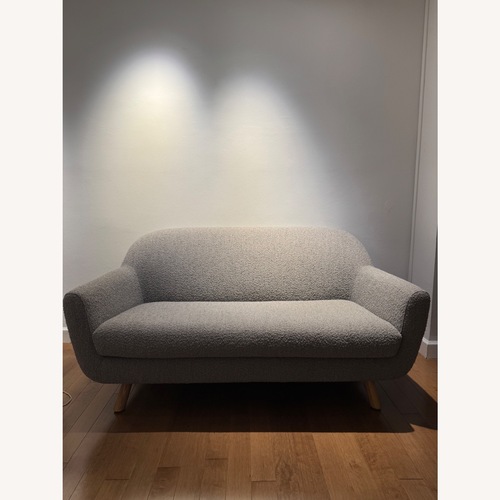 Used Article Light Gray Boucle 2 Seater Sofa for sale on AptDeco