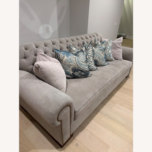 Used Light Gray Fabric 3+ Seater Sofa for sale on AptDeco
